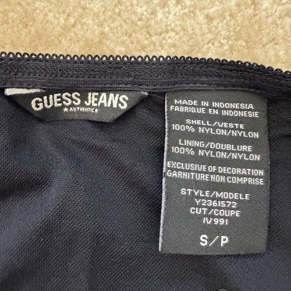 Guess Jeans Lace Tiered Ruffle Hem Mesh Skirt Sz S Stretchy Feminine Whimsigoth - Picture 2 of 7